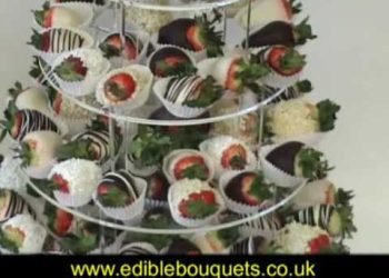 Wedding Table Decorations – Strawberry Tower for Weddings, Parties and Corporate Events