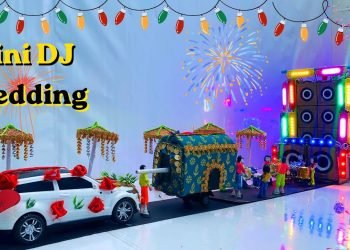 DIY Mini DJ Baraat Wedding DJ Setup | Amazing Mini DJ Wedding Decoration at Home