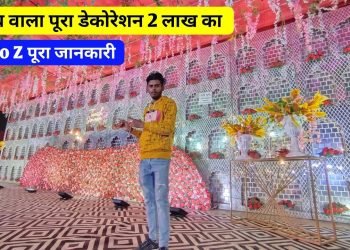 Mirror Work Wedding Stage Decoration || Recent Design Wedding Stage