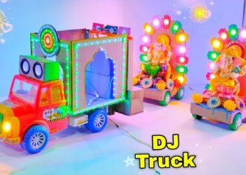 Diy Mini Wedding Dj Road Lights Gadi Wala Dj | Mini Dj Truck Decoration Light Gauri Ganesh Pooja Dj
