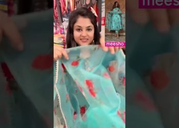 Wedding Anarkali dress under 1000-Meesho party wear Anarkali #meesho #fashion #unboxing #haul #viral