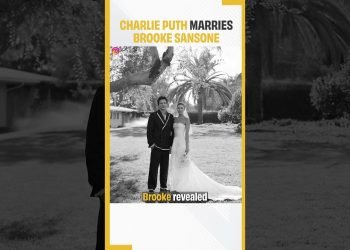 Charlie Puth Marries Longtime Love Brooke Sansone; Shares Pictures From Intimate Wedding