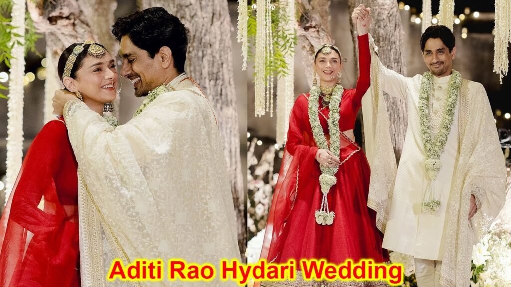 Love Birds Aditi Rao Hydari & Sidharth Easy and Intimate Wedding Wins Hearts Recent Wedding Pics