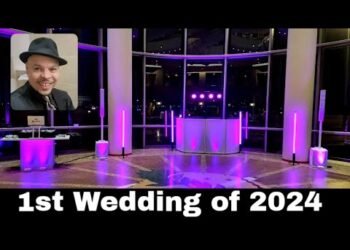 DJ Gig Log | 1st Wedding of 2024 | All White Setup in ACTION | 2-24-24