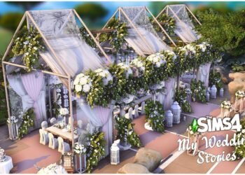 WEDDING VENUE – Sims 4 My Wedding Stories [No CC] – Sims 4 Speed Construct | Kate Emerald