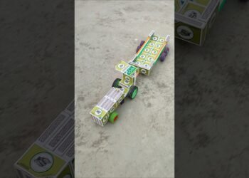Diy Mini Wedding Dj Navratri Durga Murti Tractor Trolley & mini tractor Sonalika Tractors #short