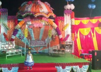 All form of Wedding stage by Sagar Tent House Bargarh || flowers stage Background || Video part – 1