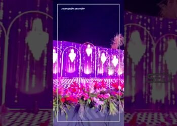 Wedding party stage light decoration wedding party light decoration