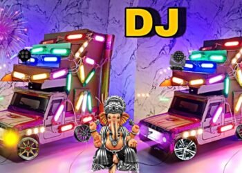Diy Mini Wedding Dj Road Lights Gadi Wala Dj | Mini Dj Truck Decoration Light Dj Setup Loading video