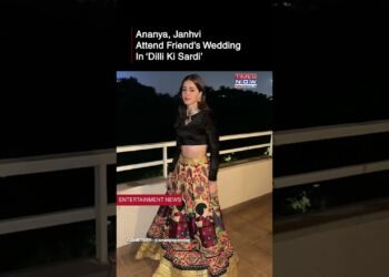 Delhi: Ananya Panday Looks Stunning As She Attends Friend’s Intimate Wedding, See Photos #shorts