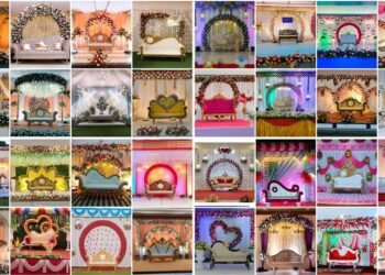 wedding stage decoration design ideas 💡|| 2025 latest and trending models party decoration||