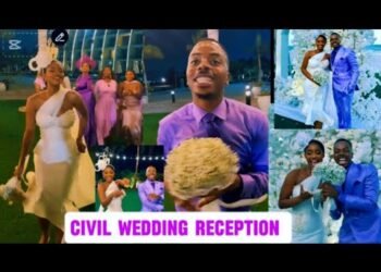 Civil Wedding RECEPTION & After PARTY Of Priscy &Juma Jux| Eni Caught The FLOWERS ( BOUQUET)