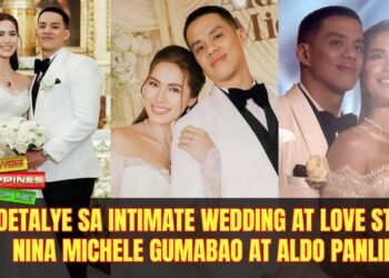 Detalye sa intimate wedding at love story ni Michele Gumabao at Aldo Panlilio