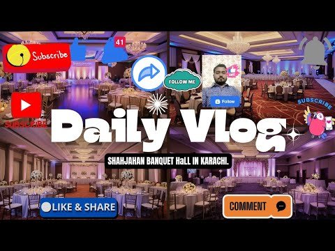 Shah Jahan Marquee / Banquet / Shadi Hall / Wedding / Stage Design / Gulistan-e-Johar Karachi.