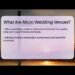 What Are Micro Wedding Venues? – Churches Of Faith