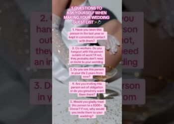 Save this wedding planning tip for making your guest list #weddingplanning
