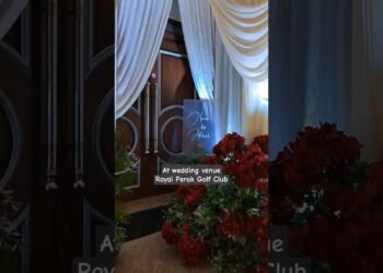 At Wedding Venue: Royal Perak Golf Club. #weddingcake #weddingvenuemalaysia