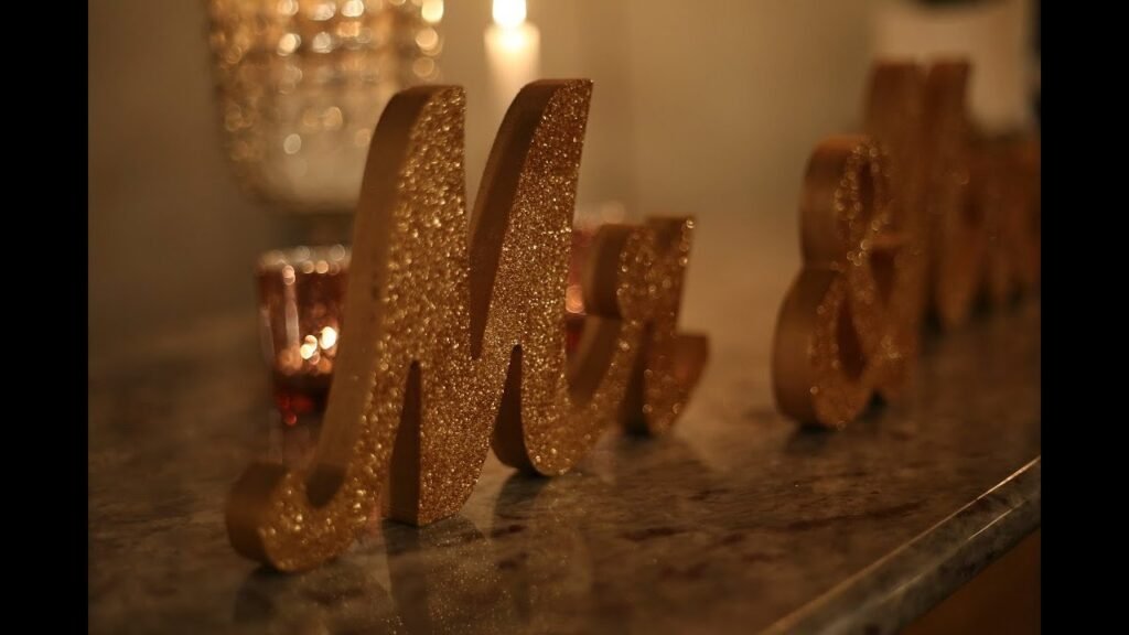 Mr and Mrs Sign Wedding Sweetheart Table Decorations,Mr and Mrs Letters Decorative Letters fo Review