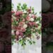 Pink Purple Roses Green Leaves Table Centerpieces Aisle Flowers Event Props#wedding #event #florist