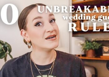 #9 is the WORST | 10 UNBREAKABLE Wedding Guest Rules