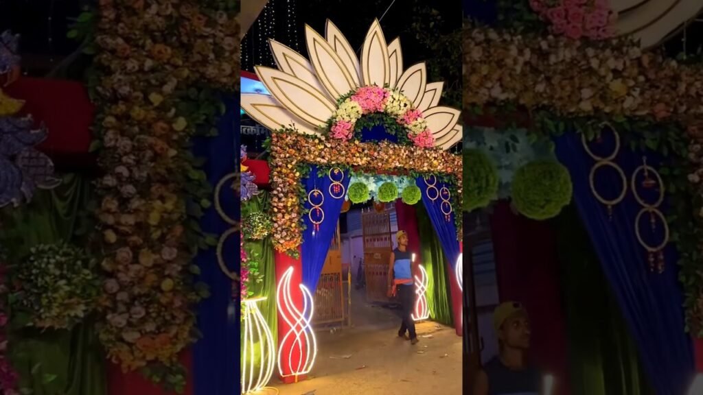 Latest design flower stage decoration||#stagedecor #cardecors #trending #vairal #weddingdecor #love ||