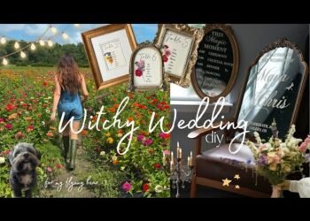 Planning my Witchy Wedding | DIY Decor & Inspiration 💍🕯️🌙🪞🥀