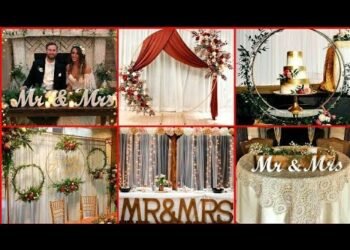 Mr&Mrs Table Decor/Wastern Wedding Decor Ideas/Top Trending Circle Decoration 2k21
