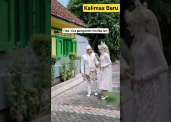 Pengantin wanita lari #dj #viralvideo #wedding