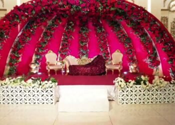 🎬 Drone Shoot Global Place #Luxury Banquet Hall Decoration # Wedding Stage #Design Ideas 🤳📸🤳📸