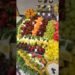 Wedding Fruit Table Display w/cups and fruit kabobs