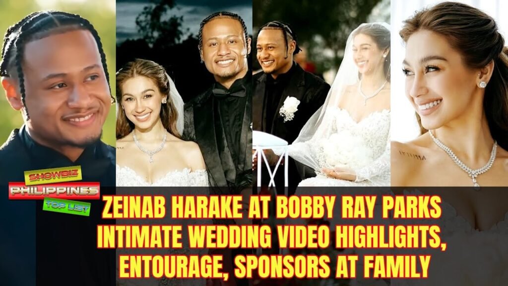 Zeinab Harake at Bobby Ray Parks Intimate Wedding Video Highlights, Entourage, Sponsors at Family