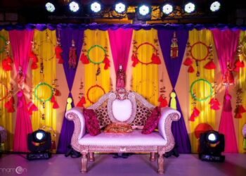 #recent Wedding stage decoration design ideas 💡2025 ||Skr event & trending model part decoration ||
