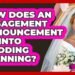 How Does An Engagement Announcement Fit Into Wedding Planning? – Wedding Trends Now