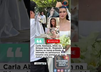 Carla Abellana Secret Wedding! 💍 Intimate ‘I Do’#CarlaAbellana #CelebrityWedding #ShowbizNews