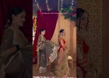 Sister Kicking the Bride through her Wedding Events | Indian Bride | Wedding Fun | Wedding Dress
