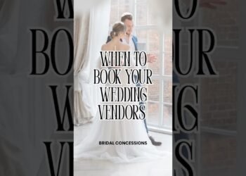 When to book wedding vendors, wedding planning, wedding timeline #weddingplanner