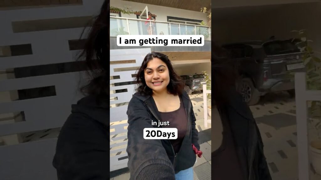 😱Planned my wedding in 20 days? Wedding Series Day 1 #bridetobe #ytshorts #wedding