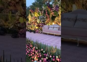 WEDDING STAGE!!!! #2026 #design #wedding #weddingstagedesign #shorts  #trending