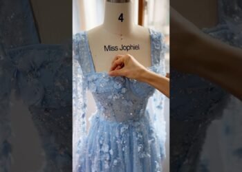 Making a corset long sleeves 3D floral midi dress #dress #gown #sewing #wedding #fashion #prom