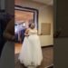 Wedding Reception Dress on a Pear Shape Try on. #plussizeweddingdress