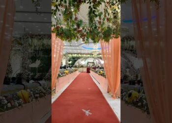 Premium Reception 💒 Venue Arul arasan palace #chennai #wedding #event #eventplanner #receptionstage