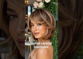 Stylish Layered Hairstyles#hairstyle #hair #haircut #trending #viral #hairstyles #wedding #party