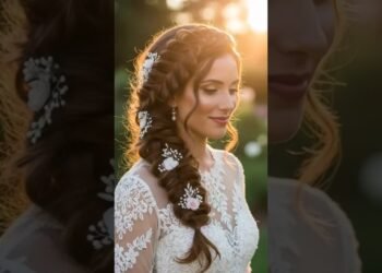 Floral Bridal Hair Goals 2026#hairstyle #hair #trending #viral #wedding #party