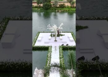 Elegance at Every Corner ✨ | Dream Weddings at Aura, AREA83 #auraweddings #outdoorweddingvenue