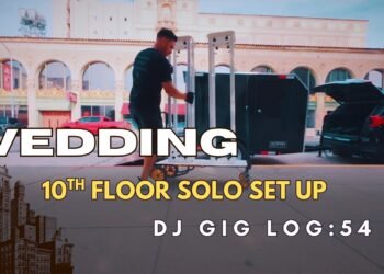 DJ Gig Log: 54 Solo Wedding on the tenth Floor