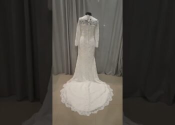 Order 616 Video 6 Lace Wedding Dress With Split