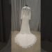 Order 616 Video 6 Lace Wedding Dress With Split