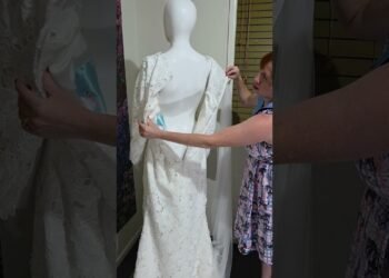 Order 616 Video 1.2 Lace Wedding Dress With Split