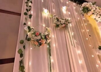 Stunning Floral Wedding Stage Design | Event by Tahir.