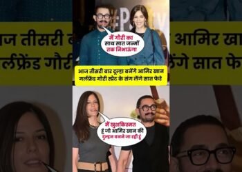 Aamir Khan CONFIRMS Third Marriage Intimate Wedding to Gauri Spratt in Mumbai #animatic